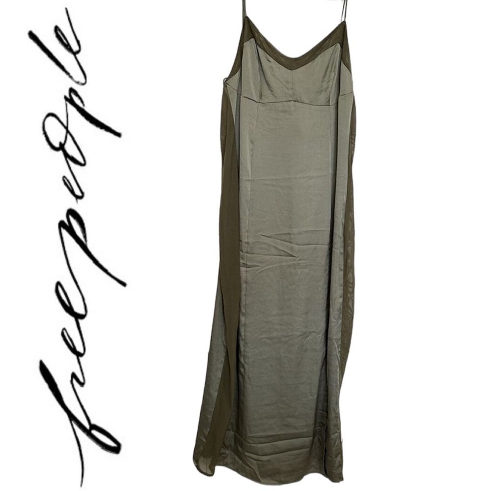 NEW Free People X Intimately FP City Cool Midi Slip Dress NWOT (RARE COLOR)
